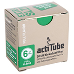 ΦΙΛΤΡΑ ΕΝΕΡΓΟΥ ΑΝΘΡΑΚΑ ACTITUBE 6 mm 50'S